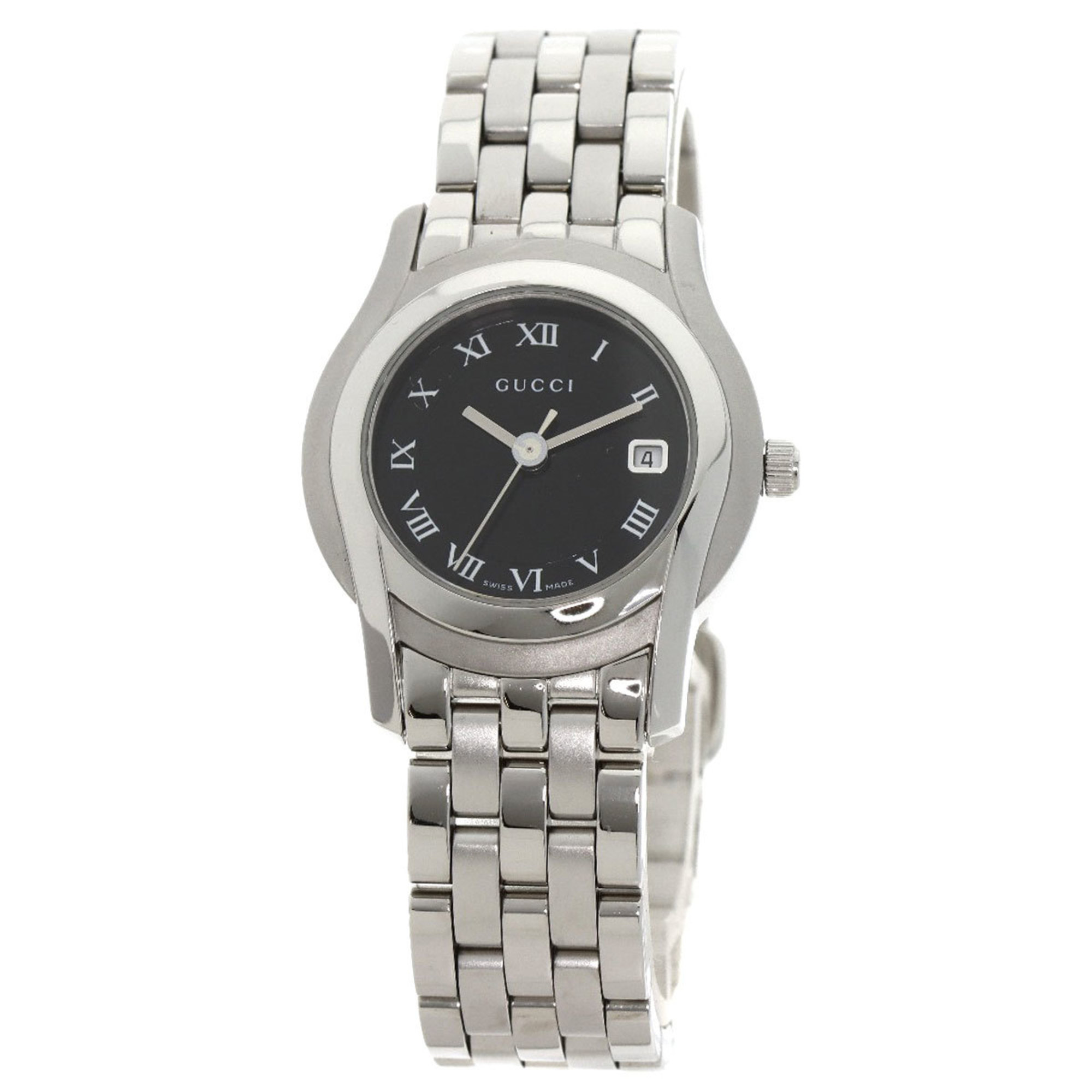 Gucci 5500l Watch Stainless Steel Ss Ladies